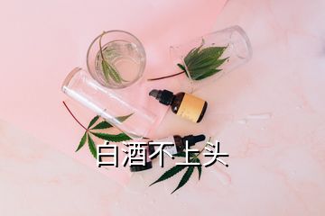 白酒不上头