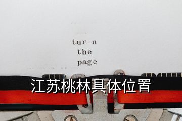 江苏桃林具体位置