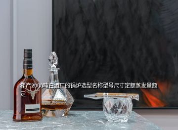 年产2000吨白酒厂的锅炉选型名称型号尺寸定额蒸发量额定