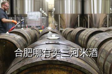 合肥哪有卖三河米酒