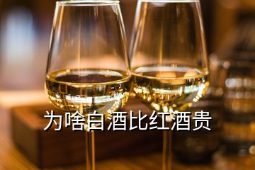 为啥白酒比红酒贵