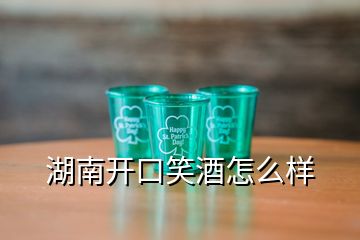 湖南开口笑酒怎么样