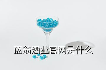 蓝翁酒业官网是什么