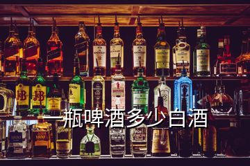 一瓶啤酒多少白酒