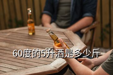 60度的5升酒是多少斤