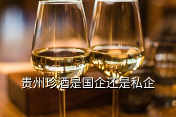 贵州珍酒是国企还是私企