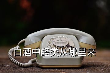 白酒中醛类从哪里来