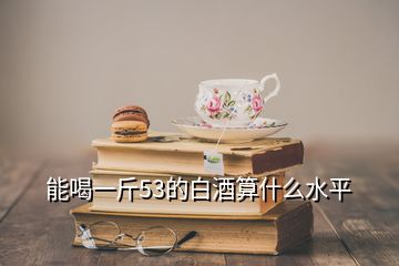 能喝一斤53的白酒算什么水平