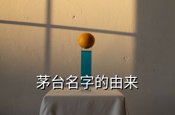 茅台名字的由来