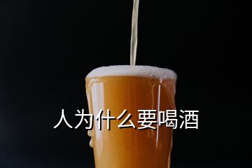 人为什么要喝酒