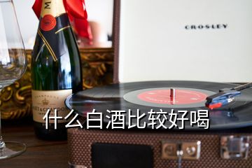 什么白酒比较好喝