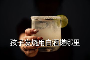 孩子发烧用白酒搓哪里