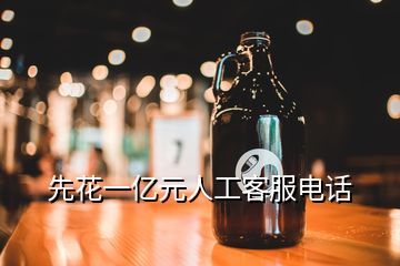 先花一亿元人工客服电话