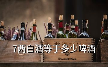 7两白酒等于多少啤酒