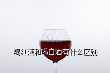 喝红酒和喝白酒有什么区别