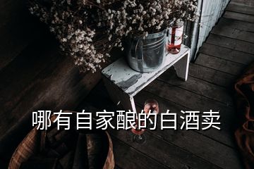 哪有自家酿的白酒卖