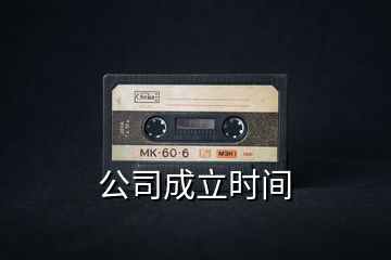 公司成立时间