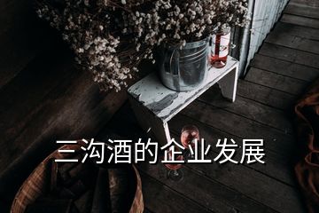 三沟酒的企业发展