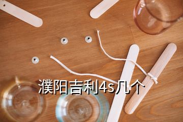 濮阳吉利4s几个