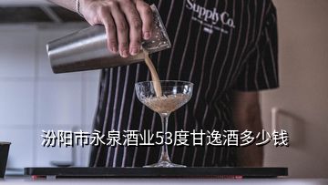 汾阳市永泉酒业53度甘逸酒多少钱