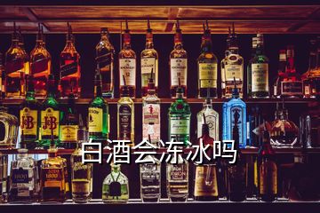 白酒会冻冰吗