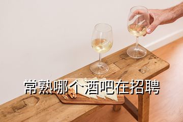 常熟哪个酒吧在招聘