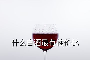 什么白酒最有性价比