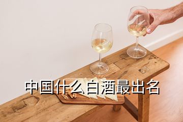 中国什么白酒最出名