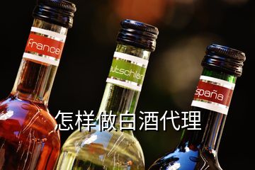 怎样做白酒代理