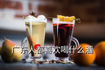 广东人都喜欢喝什么酒