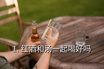 1. 红酒和汤一起喝好吗