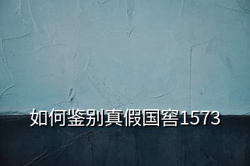 如何鉴别真假国窖1573