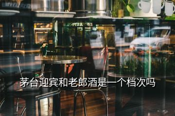 茅台迎宾和老郎酒是一个档次吗