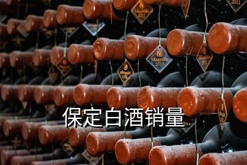 保定白酒销量