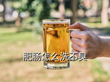 肥肠怎么洗不臭