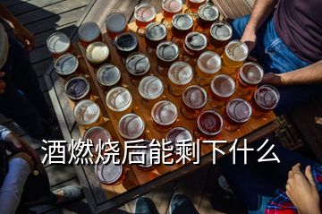 酒燃烧后能剩下什么