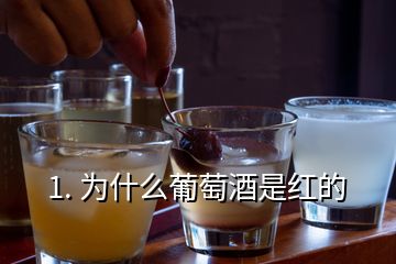 1. 为什么葡萄酒是红的