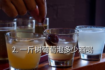 2. 一斤树葡萄泡多少酒喝