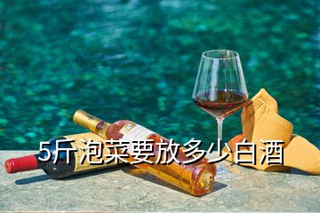 5斤泡菜要放多少白酒