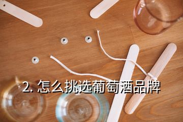 2. 怎么挑选葡萄酒品牌