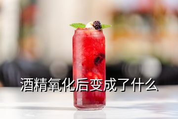 酒精氧化后变成了什么