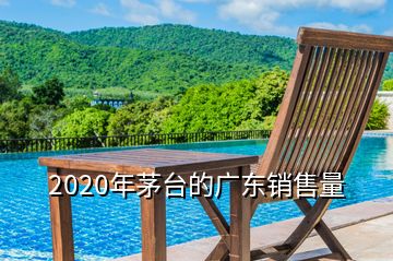 2020年茅台的广东销售量