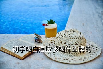 初学喝白酒应该喝什么牌的