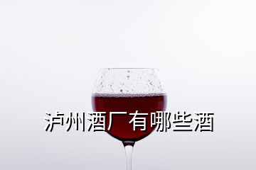 泸州酒厂有哪些酒