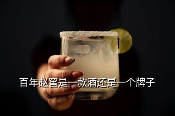 百年赵窖是一款酒还是一个牌子