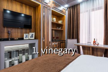 1. vinegary