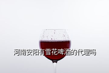 河南安阳有雪花啤酒的代理吗