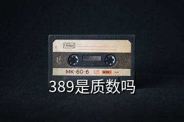 389是质数吗