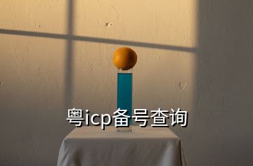 粤icp备号查询