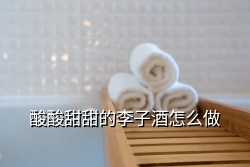 酸酸甜甜的李子酒怎么做